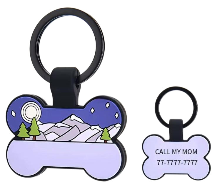 Snow Range silicone bone tag
