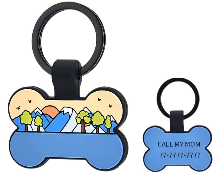 Sunrise Alps silicone bone tag