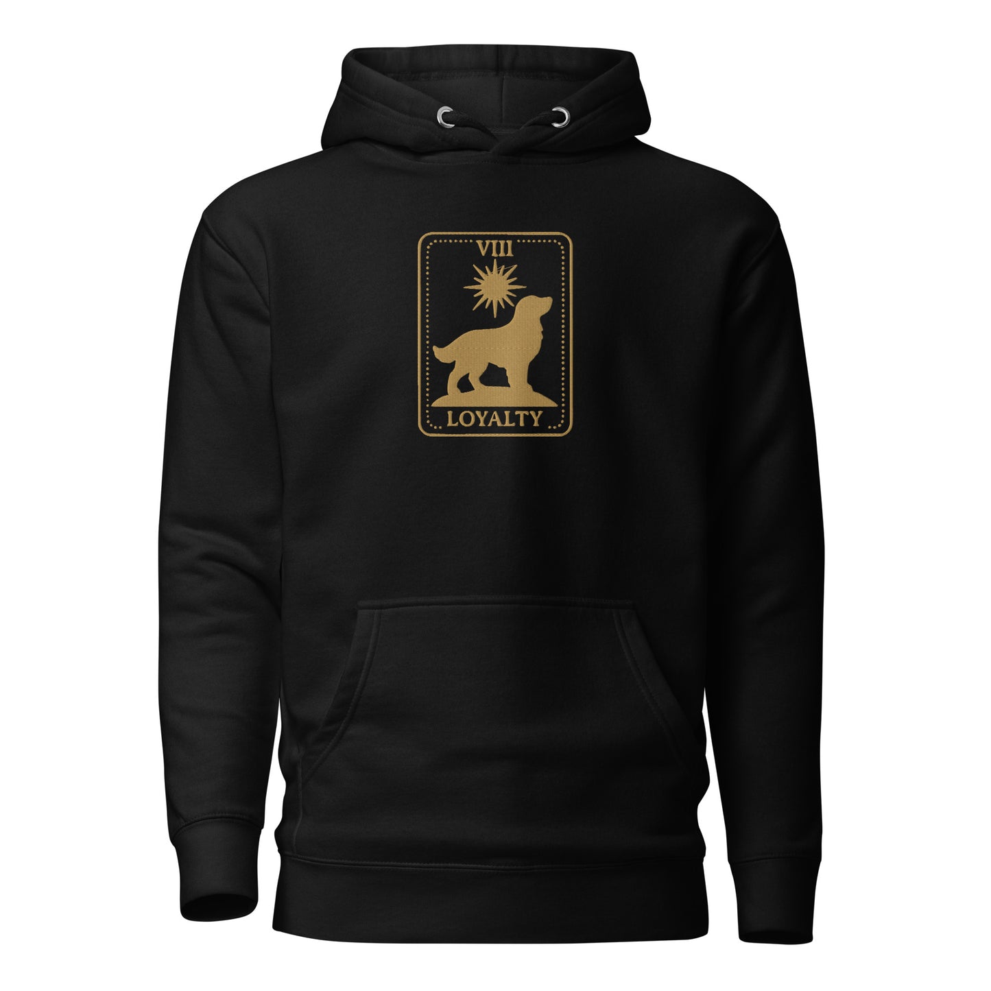 Embroidered Golden Retriever hoodie in premium fabric, personalized with dog's name, made in Canada by The Loyal Mark