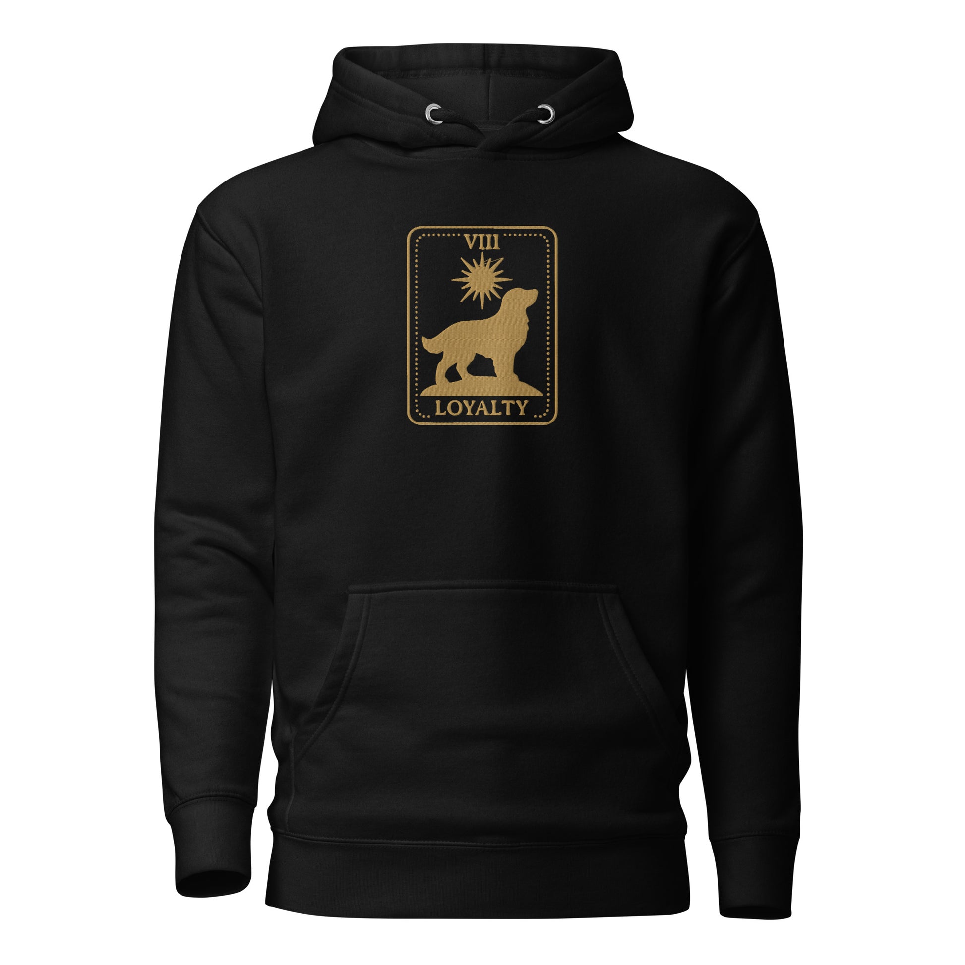 Embroidered Golden Retriever hoodie in premium fabric, personalized with dog's name, made in Canada by The Loyal Mark