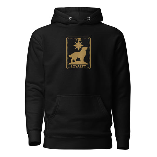 Embroidered Golden Retriever hoodie in premium fabric, personalized with dog's name, made in Canada by The Loyal Mark