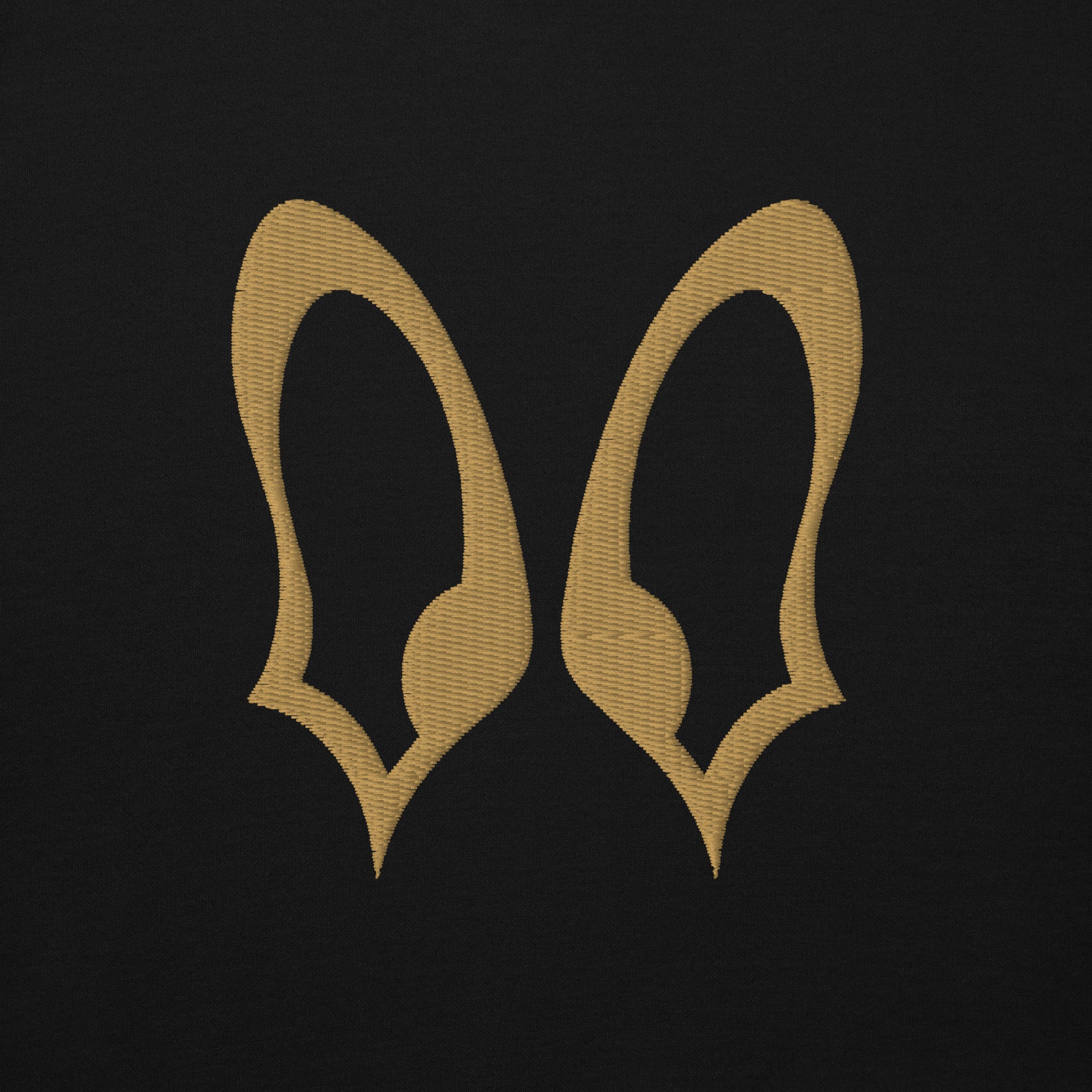 Back view of the embroidered French Bulldog hoodie showing fit, The Loyal Mark
