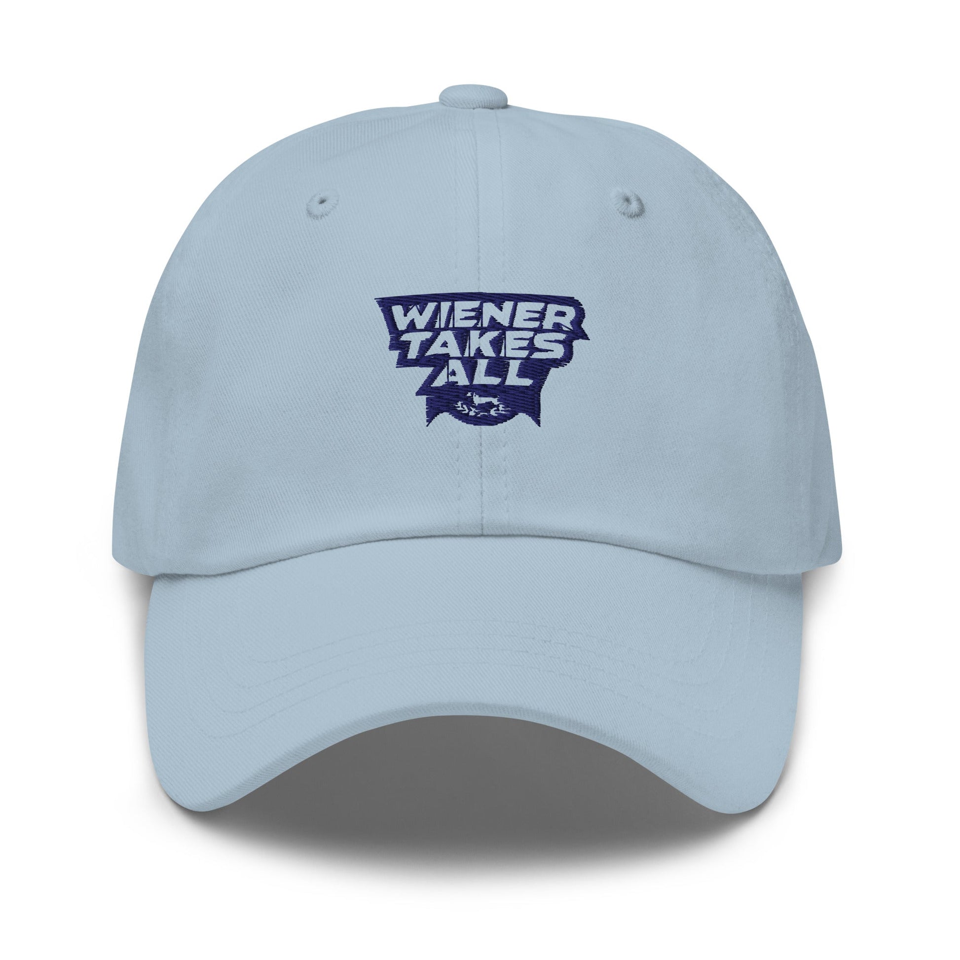 Back view of the embroidered Dachshund cap showing fit, The Loyal Mark